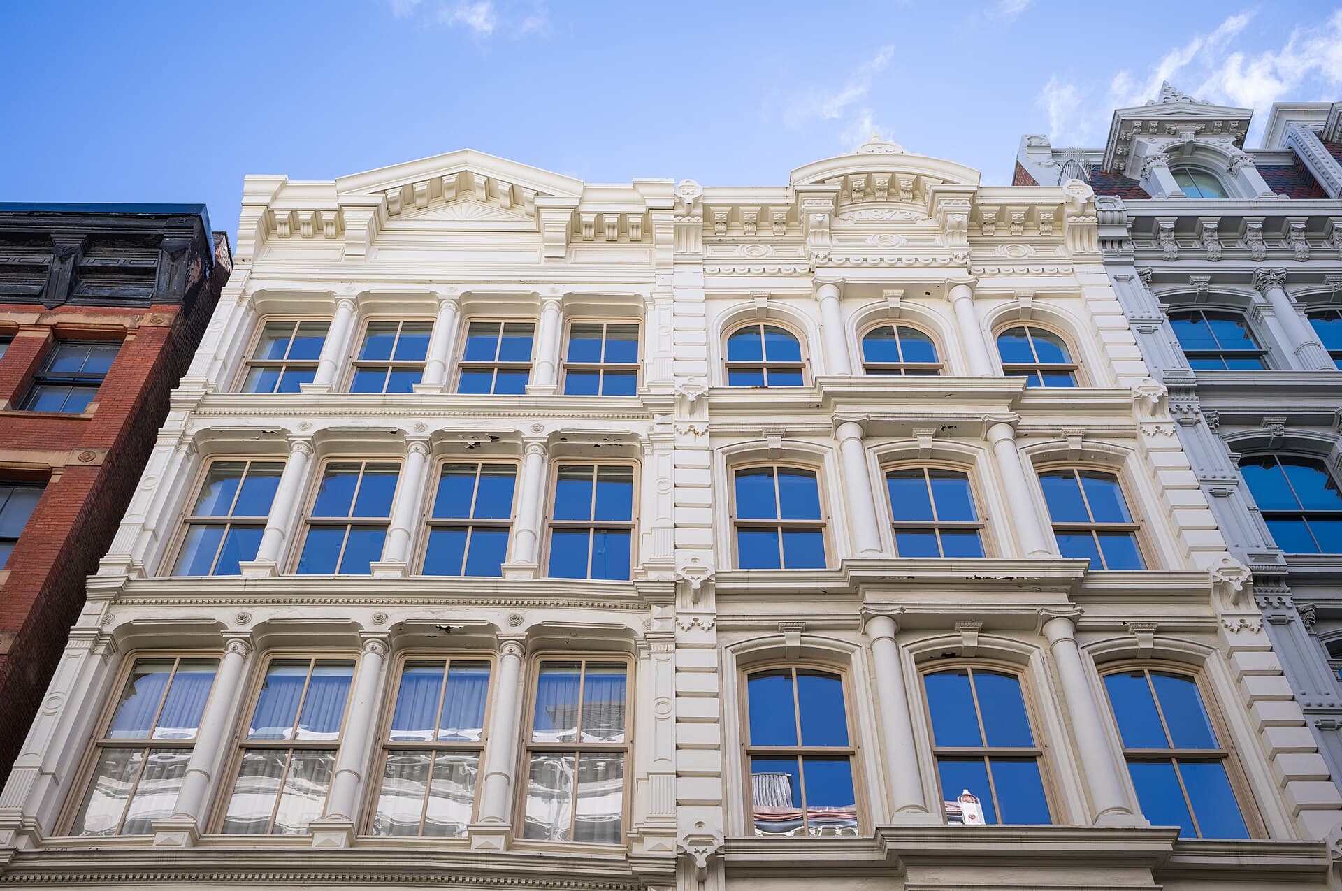 SoHo cast-iron streetscape near 70 Charlton Street